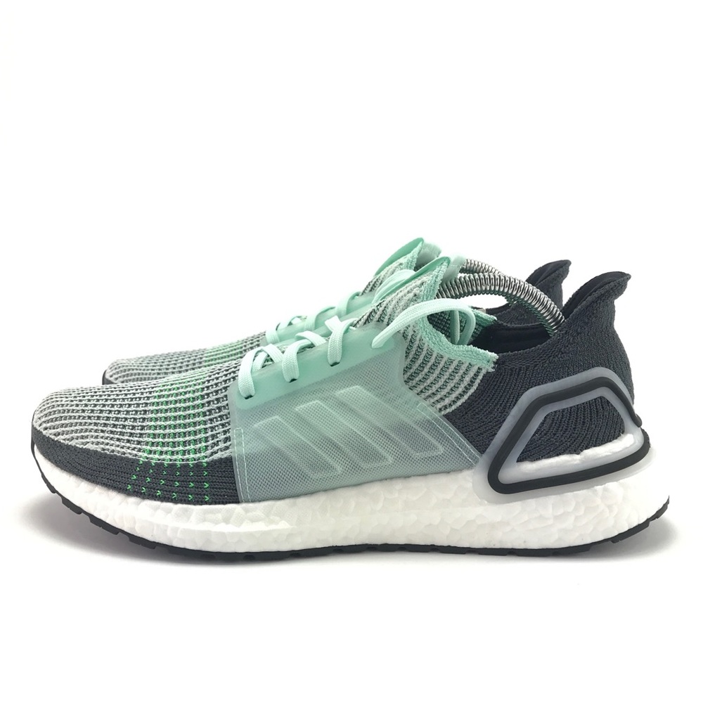 Adidas Mens Ultraboost 19 Ice Mint Running Shoes - Picture 4 of 8